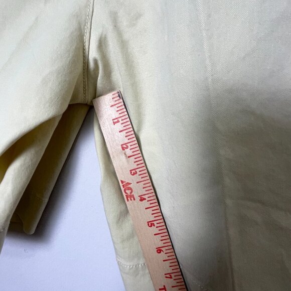 Tommy Bahama Shorts Men's 35 Khaki Classic Fit Yellow Flat Front Casual Summer - Picture 7 of 15